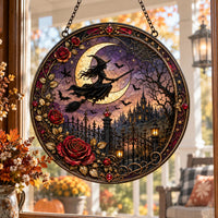 Midnight Passage - Moonlight, Roses and a Silhouette in Flight