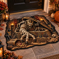 Curse Unleashed - Pharaoh Mummy Doormat Built for Impact