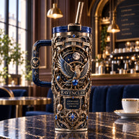 Knowledge Illuminates the Way - Blue and Bronze Astronomer's Tumbler