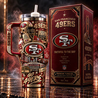 SF Faithful - A Collage Study in Crimson and Gold
