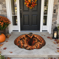 Hollow Gourd - Cracked Pumpkin Threshold Mat