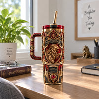 Where Brave Hearts Belong - A Crest Study in Red and Gold