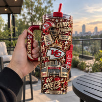 KC Kingdom - Gold-Stacked Fan Pride Tumbler