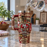 SF Faithful - A Collage Study in Crimson and Gold