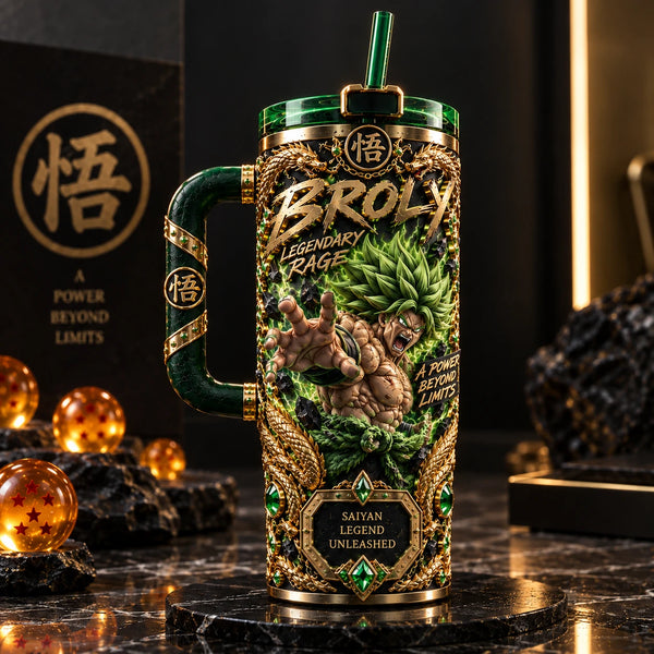 Legendary Rage - Broly in Emerald and Gold, Full Force Wrap - main