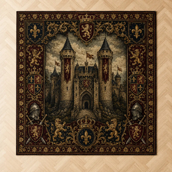 Keep and Crown - A Heraldic Study in Border and Center - main