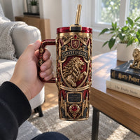 Where Brave Hearts Belong - A Crest Study in Red and Gold
