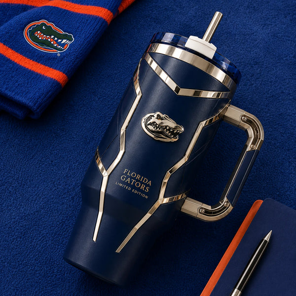 FLA Chrome - Navy Gator Emblem Tumbler - main