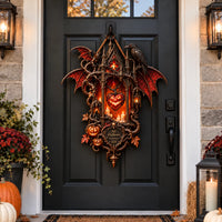All Hallows XIII - Gothic Arch Silhouette in Ember and Bronze