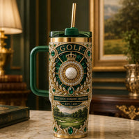 GOLF, Est. 1457 - Emerald and Gilt Heirloom Tumbler