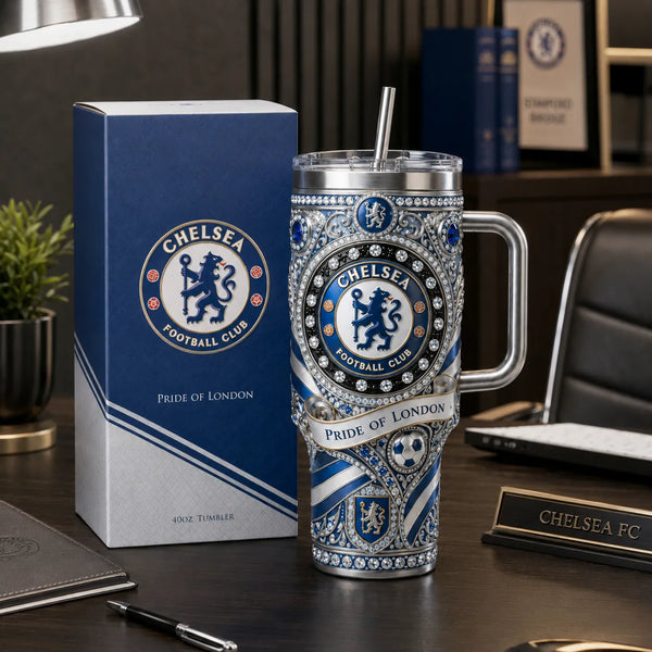 CHE Pride of London - Ornate Crest Tumbler in Royal Blue - main