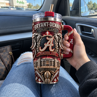 ALA - Crimson Relief, Script and Stadium Light