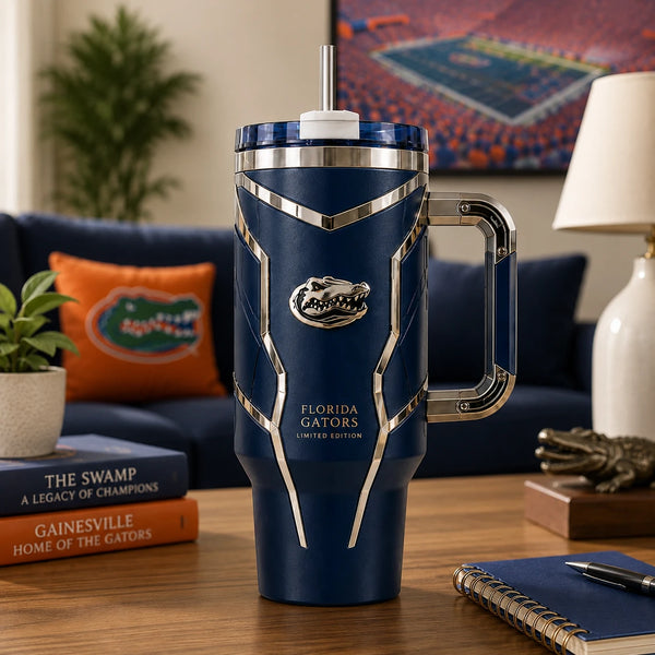 FLA Chrome - Navy Gator Emblem Tumbler - main