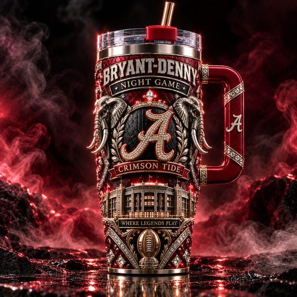 ALA - Crimson Relief, Script and Stadium Light - main
