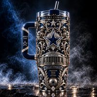 DAL Heritage Filigree - Navy and Silver Star Tumbler