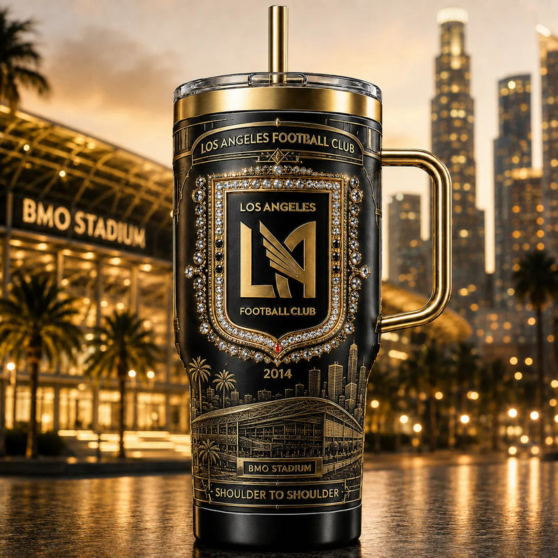 Black and Gold Standard - LAFC Crest Tumbler