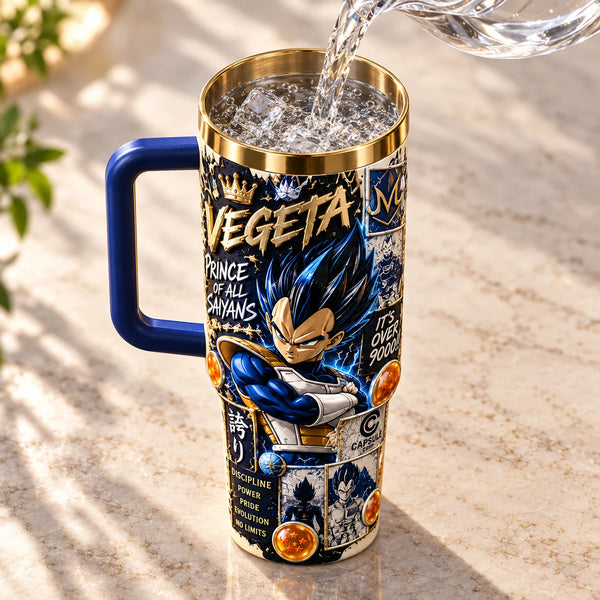Prince Of All Saiyans - Vegeta In Cobalt And Gold - main
