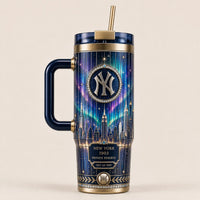 NYY Aurora Skyline - Midnight Wrap Tumbler Graphic