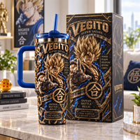 Vegito - Gilded Relief, Blue Arcs, Battle-Ready Form