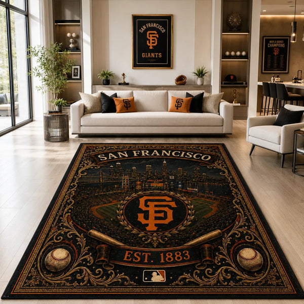 SF Heritage - Ornate Ballpark Medallion Floor Composition - main