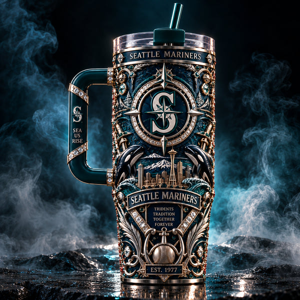 SEA Compass - Ornate Maritime Heritage Tumbler - main