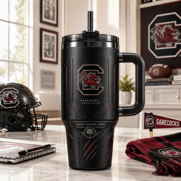 SC in Blackout - Garnet Emblem on an Armored Tumbler - main