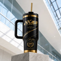 JGR in Black and Gold - Checkered Flag Legacy Tumbler