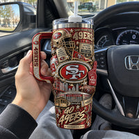 SF Faithful - A Collage Study in Crimson and Gold