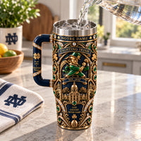 Gilded Guard - ND Fighting Irish Ornamental Tumbler