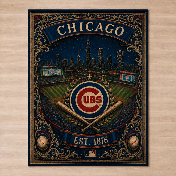 CHC Heritage Field - Ornate Emblem Statement Rug - main