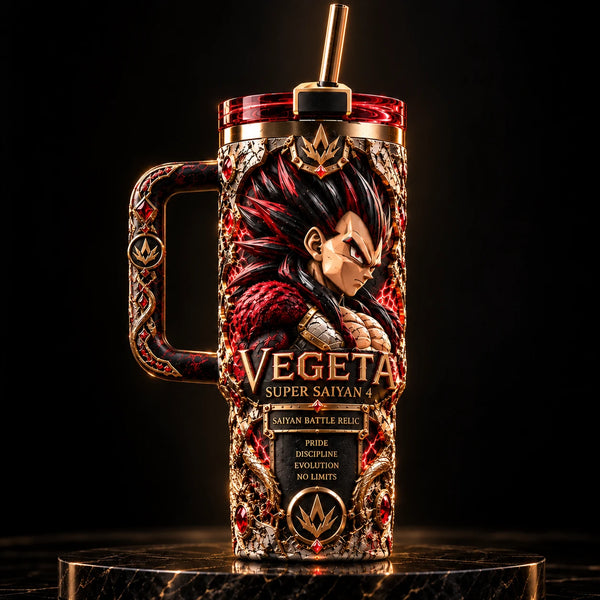 Vegeta - Pride and Discipline in Crimson Regalia - main