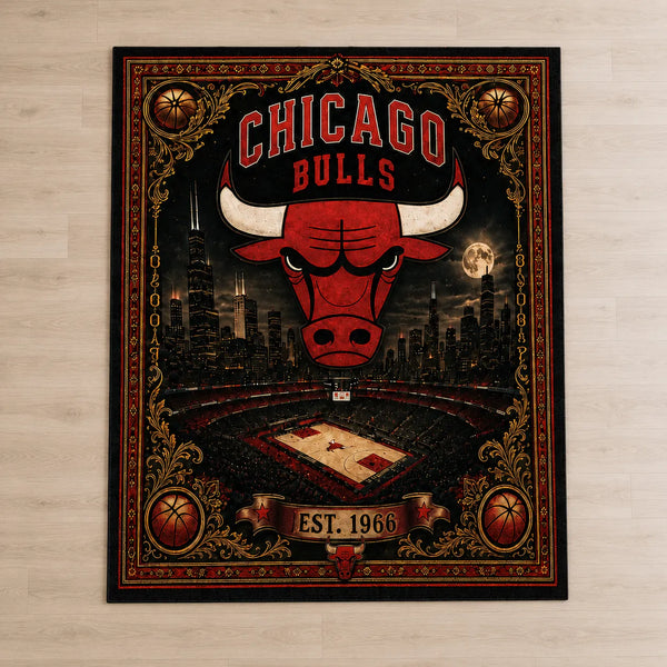 CHI Heritage Floor - Vintage Emblem, Skyline and Gilded Borders - main