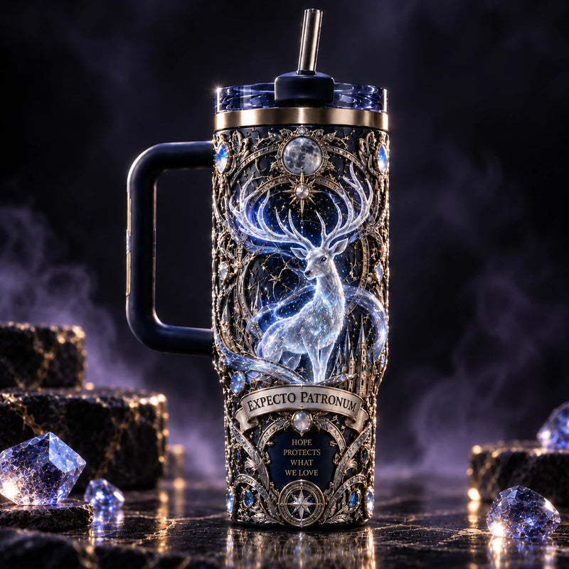 Expecto Patronum - The Luminous Stag Tumbler