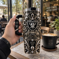 LV Silver Shield - An Ornate Study in Black, Chrome and Neon Nights