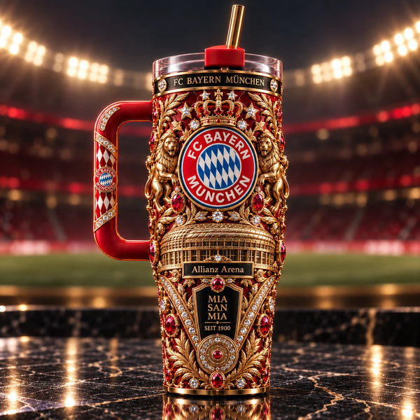 FCB Crest Royale - Gilded Bavarian Diamond Tumbler - main