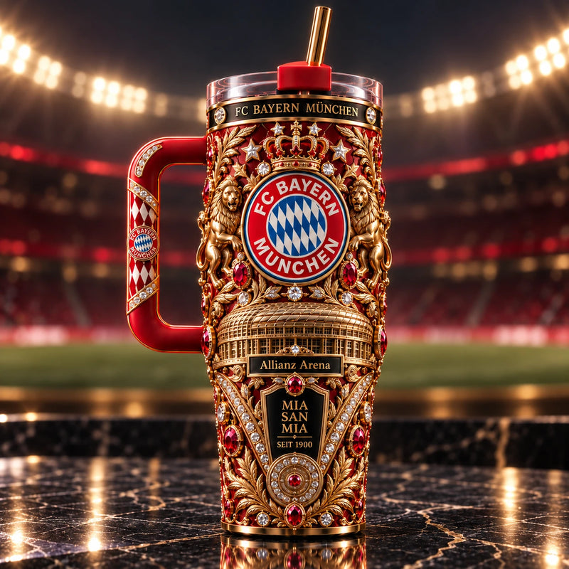 FCB Crest Royale - Gilded Bavarian Diamond Tumbler