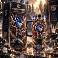 Freedom and Unity - Optimus in Gold-Framed Calm Command
