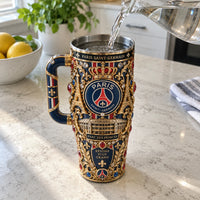 PSG - Gold Filigree, Fleur-de-Lis and Parisian Elegance