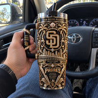 SD Gilded Heritage - Ornamental Baseball Tumbler
