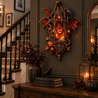 All Hallows XIII - Gothic Arch Silhouette in Ember and Bronze