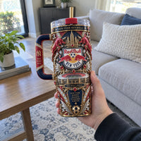 RBNY Red Runs Deep - Crest, Arena and Gold Ornament Tumbler