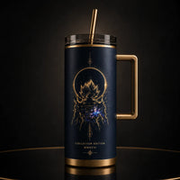 Eclipse Line - Goku in Gold Ink and Nebula Blue