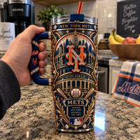 NYM Heritage Crest - Ornate Ballpark Wraparound Tumbler