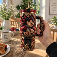 Vegeta - Pride and Discipline in Crimson Regalia
