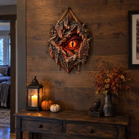 Ember Vigil - Dragon Eye Heteromorphic Wood Sign