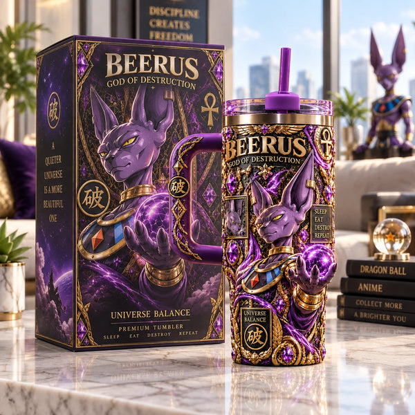 Beerus - Gold Relief, Violet Glow, Universe in Balance - main
