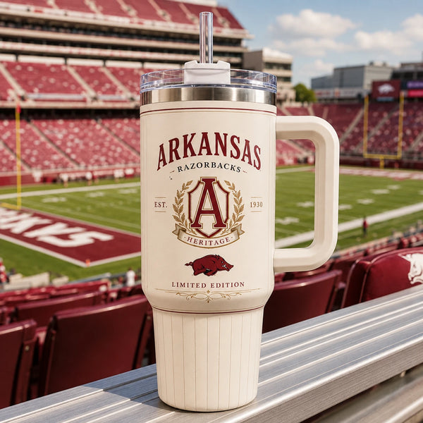 ARK Heritage Crest - Cream Collegiate Tumbler - main