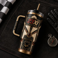 23XI Deco - Gilded Crest and Black Column Tumbler