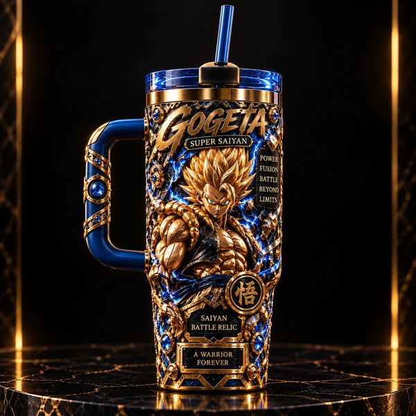Gilded Saiyan Relic - GT in Cobalt and Gold - main