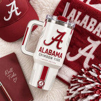 ALA Crimson Standard - Script Emblem, Clean White and Team Identity